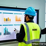 산업안전분야 신입사원 교육 프로그램 - A detailed scene of a modern industrial safety training session in a Middle Eastern factory setting,...